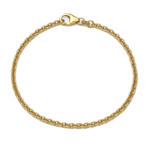 BRANSOLETKA Z KOTWICĄ ZŁOTA BRANSOLETKA 2,70MM 585 ZŁOTA - IDENTIM®