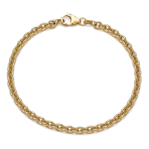 BRANSOLETKA Z KOTWICĄ ZŁOTA BRANSOLETKA 4,00MM 585 ZŁOTA - IDENTIM®