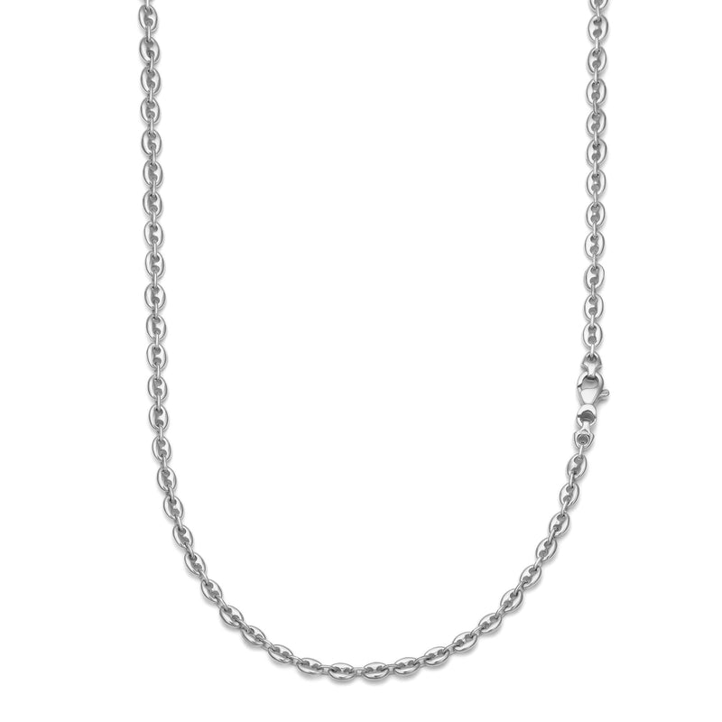 ZŁOTY ŁAŃCUSZEK KOTWICA 3.50MM 585 BIAŁE ZŁOTO