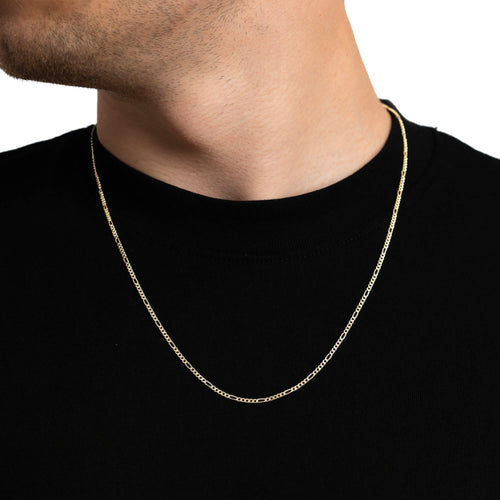 ŁAŃCUSZEK FIGARO ZŁOTY 1,90MM 333 ZŁOTY - IDENTIM®