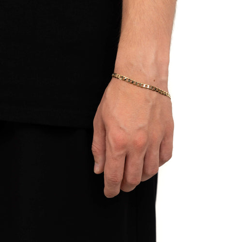 ZŁOTA BRANSOLETA PANCERNA 5,00 MM 333 ZŁOTO - IDENTIM®