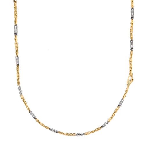 ZŁOTY ŁAŃCUSZEK MONTE CARLO 2.50MM 585 BIAŁE ZŁOTO - IDENTIM®