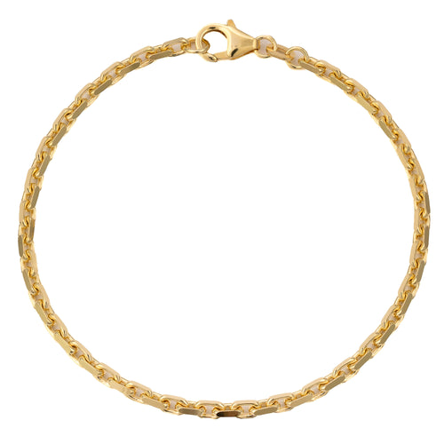ZŁOTA BRANSOLETKA Z KOTWICĄ 2,50 MM 750 ZŁ - IDENTIM®