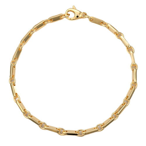 PŁYTKA ZŁOTA BRANSOLETKA 3,00MM 585 ZŁOTA - IDENTIM®