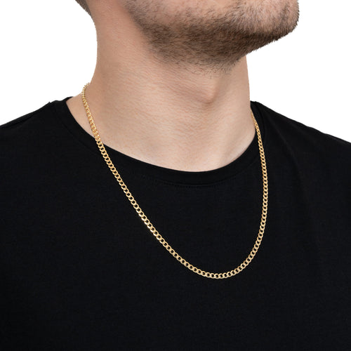 ŁAŃCUSZEK ZŁOTY 4,00MM 333 ZŁOTY