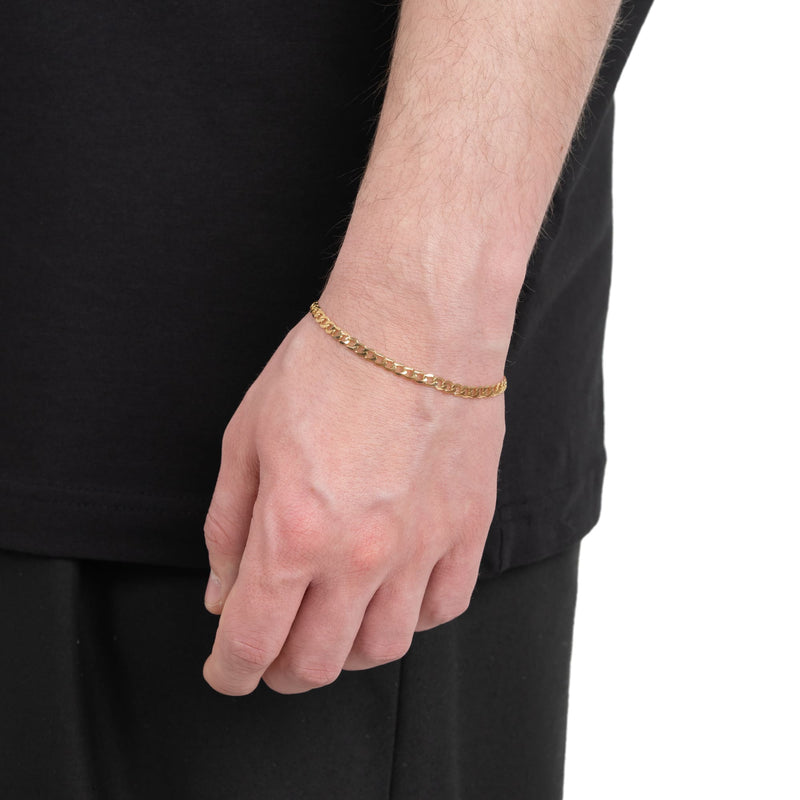 ZŁOTA BRANSOLETA PANCERNA 4,00 MM 333 ZŁOTO