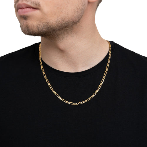 ŁAŃCUSZEK FIGARO ZŁOTY 4,00MM 585 ZŁOTY