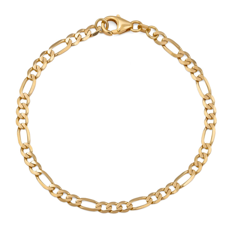 BRANSOLETKA FIGARO ZŁOTA BRANSOLETKA 4,00MM 333 ZŁOTO