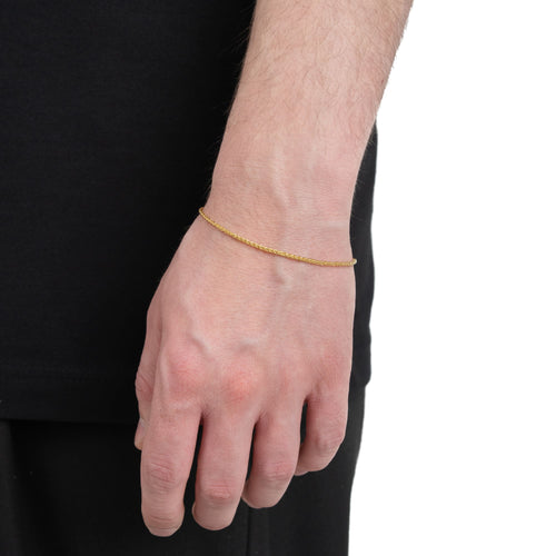 BRANSOLETKA PLECIONA ZŁOTA BRANSOLETKA 1,70MM 333 ZŁOTA