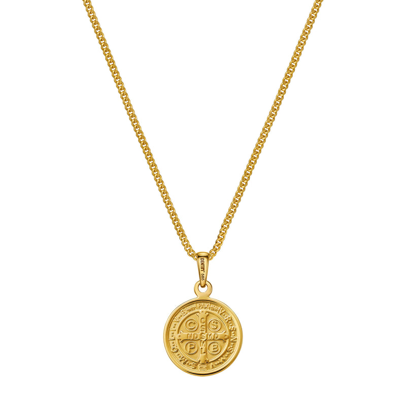 ZŁOTY NASZYJNIK BENEDICTUS 585