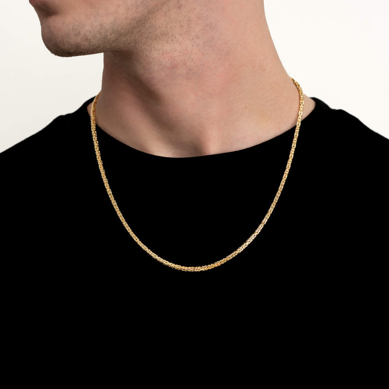 ZŁOTY ŁAŃCUSZEK KING CHAIN 2,50MM 750 GOLD