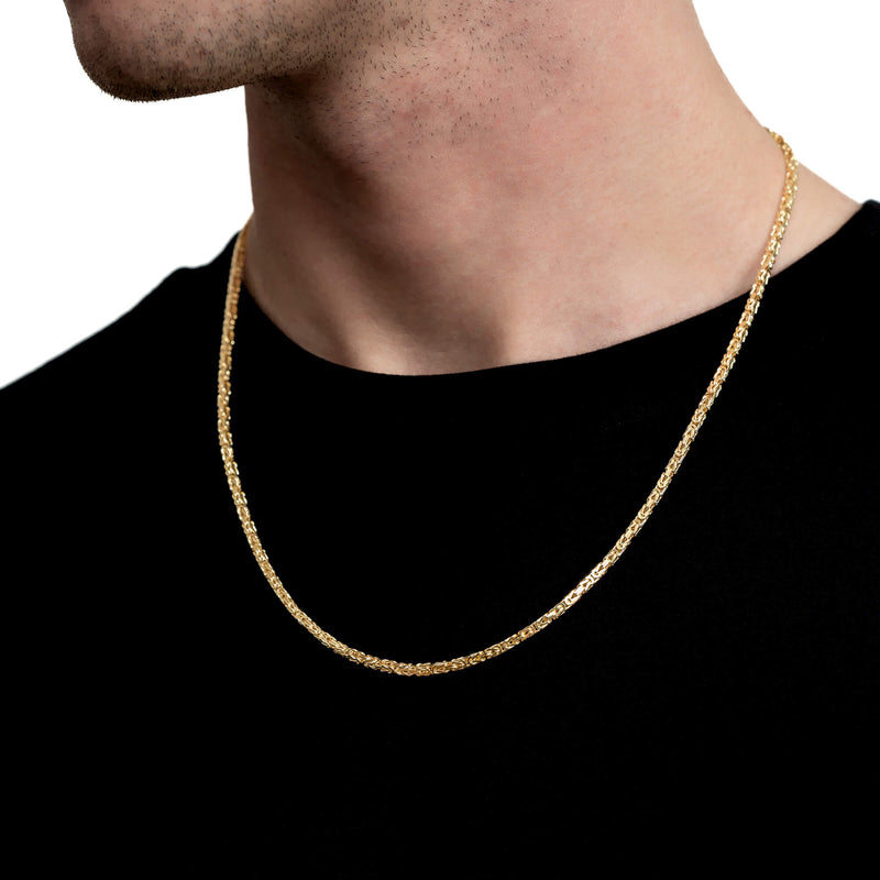 KING CHAIN ZŁOTY ŁAŃCUSZEK 2,50MM 585 ZŁOTY