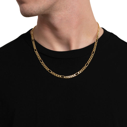 ŁAŃCUSZEK FIGARO ZŁOTY 5,50MM 585 ZŁOTY - IDENTIM®