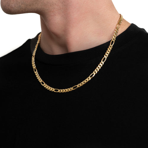 ŁAŃCUSZEK FIGARO ZŁOTY 5,50MM 585 ZŁOTY - IDENTIM®