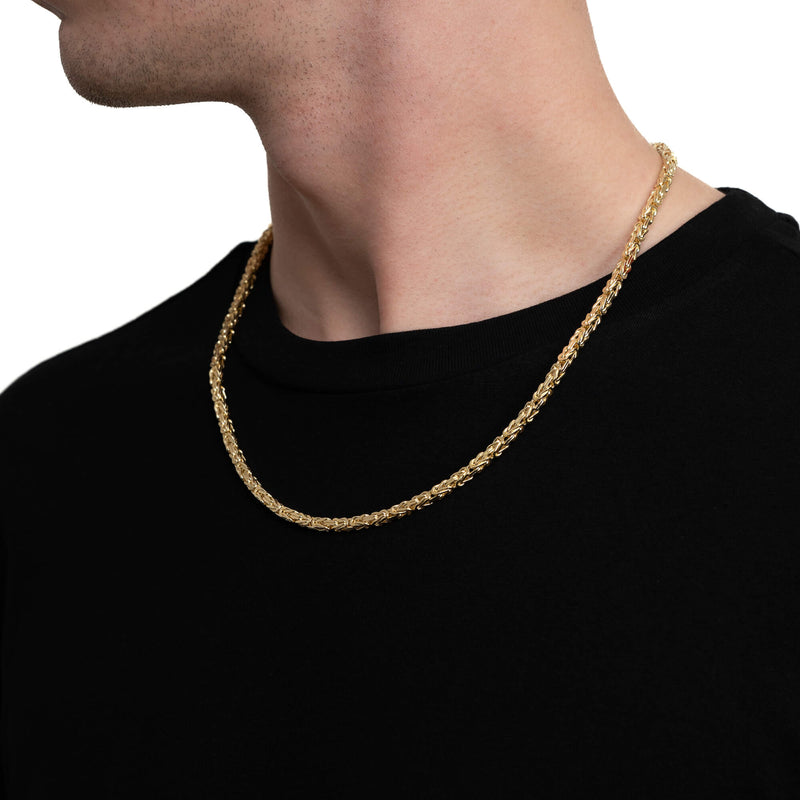 ZŁOTY ŁAŃCUSZEK KING CHAIN 4,00MM 585 GOLD