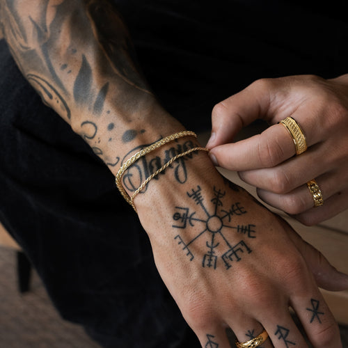 BRANSOLETKA ŁAŃCUSZKOWA ZE SREBRA 925 POZŁACANEGO 18-KARATOWYM ZŁOTEM 2,00 MM - IDENTIM®