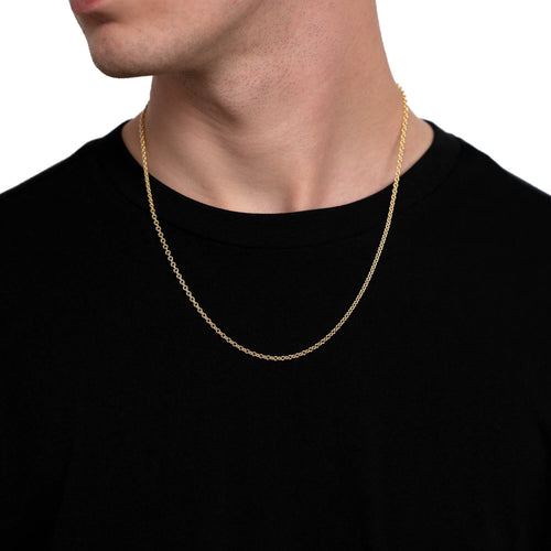 ŁAŃCUCH KOTWICZNY ZŁOTY 2,70MM 750 ZŁOTY - IDENTIM®