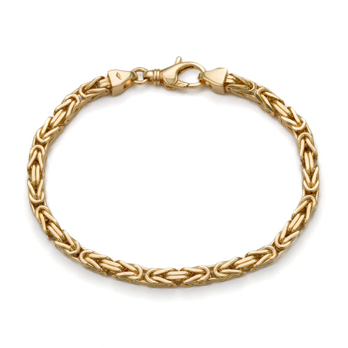 ZŁOTA BRANSOLETKA KINGS 4,00MM 750 GOLD - IDENTIM®