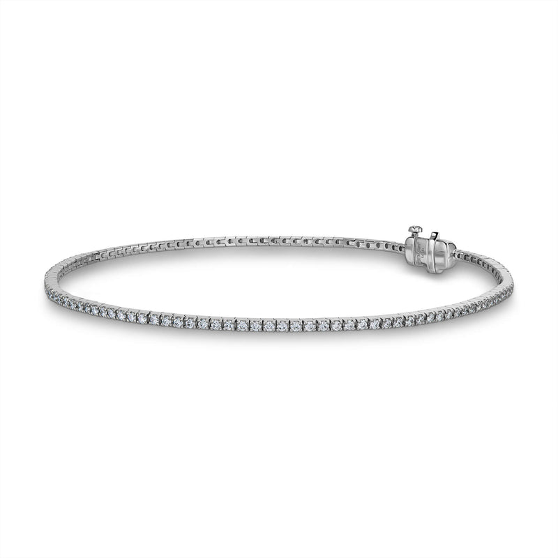 BRANSOLETKA RADIANCE 585 BIAŁE ZŁOTO LAB DIAMENTY