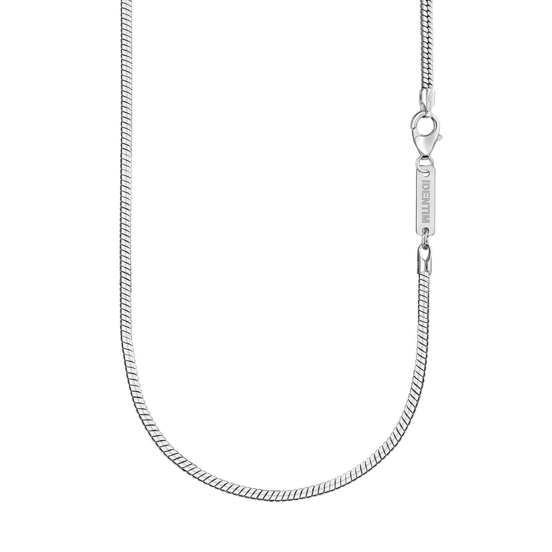 ŁAŃCUSZEK WĘŻOWY SREBRO 925 RODOWANE 2,50MM
