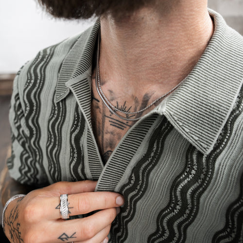 NASZYJNIK SZNURKOWY SREBRO 925 RODOWANE 2,00MM - IDENTIM®