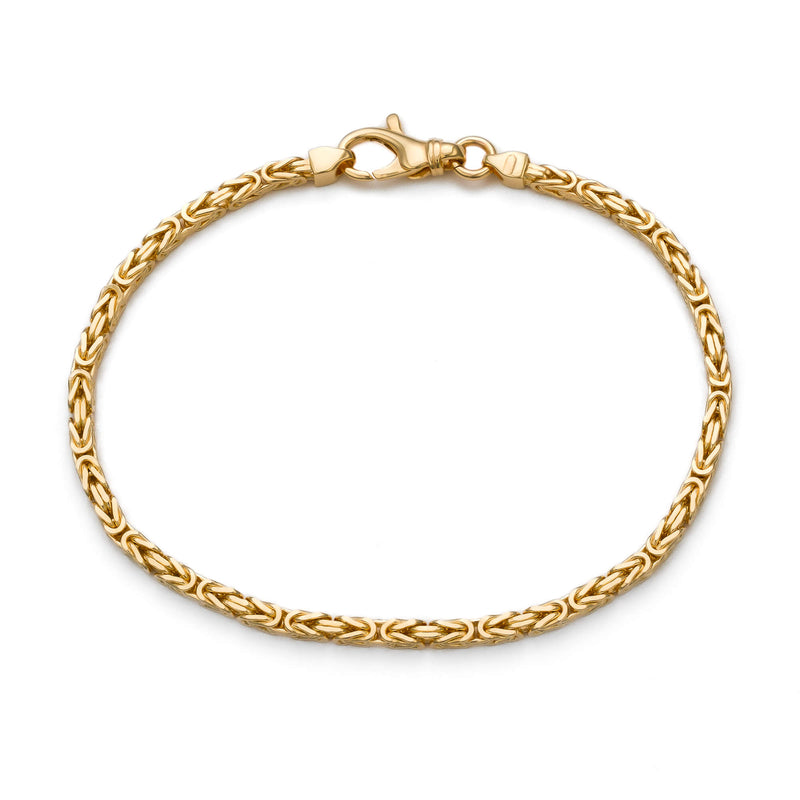 ZŁOTA BRANSOLETKA KING BRACELET 2,50MM 585 GOLD