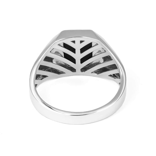 PIERŚCIEŃ USZCZELNIAJĄCY TIGERAUGE OTAGON 585, BIAŁE ZŁOTO 750, PLATYNA 950 - IDENTIM®