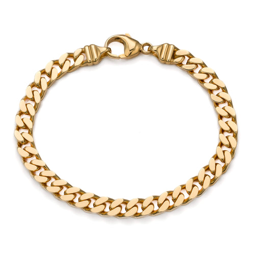 ZŁOTA BRANSOLETKA ARMOUR 6,00MM 750 GOLD - IDENTIM®