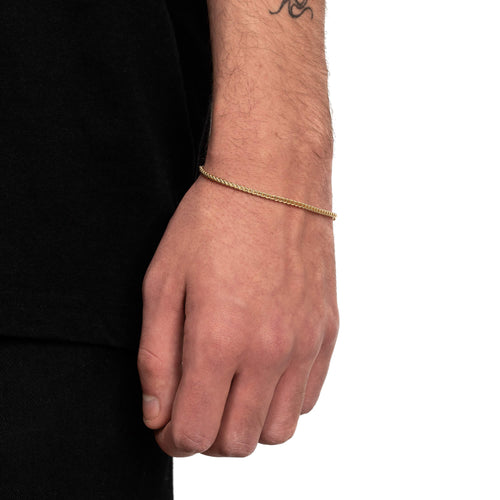 ZŁOTA BRANSOLETKA FRANCO 2,00 MM 585 - IDENTIM®