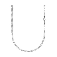 NASZYJNIK FIGARO SREBRO 925 RODOWANE 3,40MM - IDENTIM®