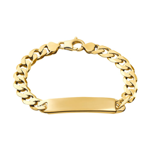 BRANSOLETKA IDENTYFIKACYJNA ARMOUR ZE SREBRA 925 POZŁACANEGO 18-KARATOWYM ZŁOTEM - IDENTIM®