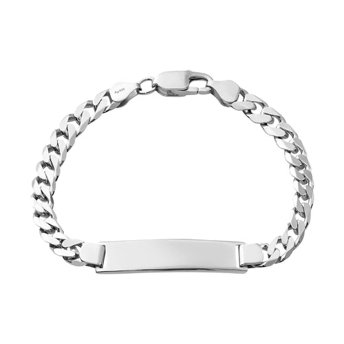 BRANSOLETKA IDENTYFIKACYJNA ARMOUR ZE SREBRA 925 RODOWANEGO - IDENTIM®