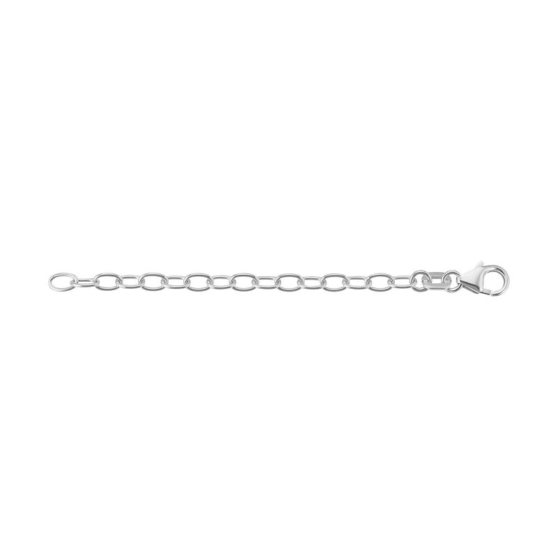 ŁAŃCUSZEK PRZEDŁUŻAJĄCY 7.00CM SREBRO 925 RODOWANE