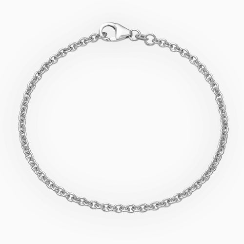 ANKER BRANSOLETKA ZŁOTA BRANSOLETKA 2,70MM 585 BIAŁE ZŁOTO