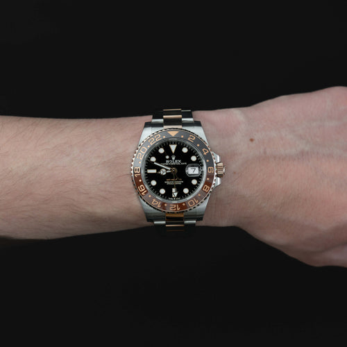 ROLEX GMT MASTER II ROOTBEER STAL/RÓŻOWE ZŁOTO - 126711CHNR - 2019 - PEŁNY ZESTAW - NOWY