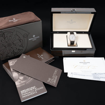 PATEK PHILIPPE CALATRAVA BIAŁO-ZŁOTY - 5196G-001 - 2021 - PEŁNY ZESTAW - NOWY