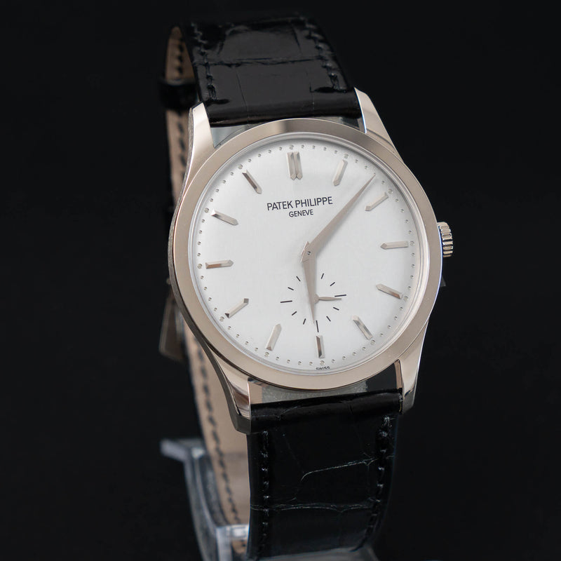 PATEK PHILIPPE CALATRAVA BIAŁO-ZŁOTY - 5196G-001 - 2021 - PEŁNY ZESTAW - NOWY