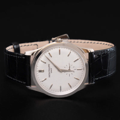 PATEK PHILIPPE CALATRAVA BIAŁO-ZŁOTY - 5196G-001 - 2021 - PEŁNY ZESTAW - NOWY