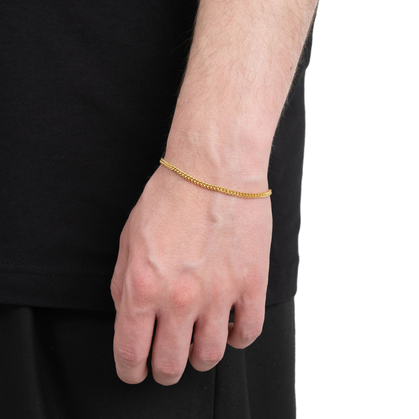 ZŁOTA BRANSOLETA PANCERNA 3,00 MM 333 ZŁOTO