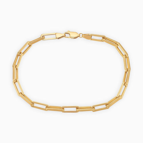 BRANSOLETKA Z KOTWICĄ ZŁOTA BRANSOLETKA 4,50MM 585 ZŁOTO