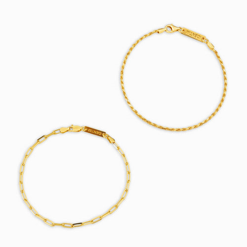 ZESTAW BRANSOLETKA SZNUREK SPINACZ DO PAPIERU SREBRO 925 POZŁACANE 18 KARATOWYM ZŁOTEM