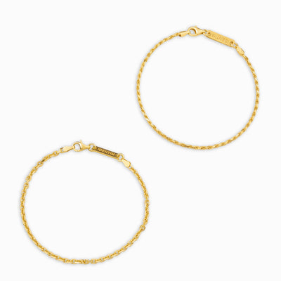 ZESTAW BRANSOLETKA SZNUREK GROSZEK SREBRO 925 POZŁACANE 18 KARATOWYM ZŁOTEM