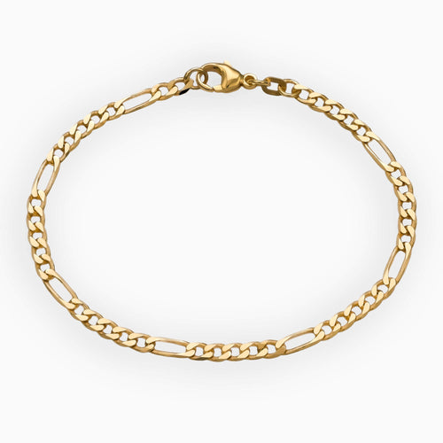 BRANSOLETKA FIGARO ZŁOTA BRANSOLETKA 3,50MM 585 ZŁOTO