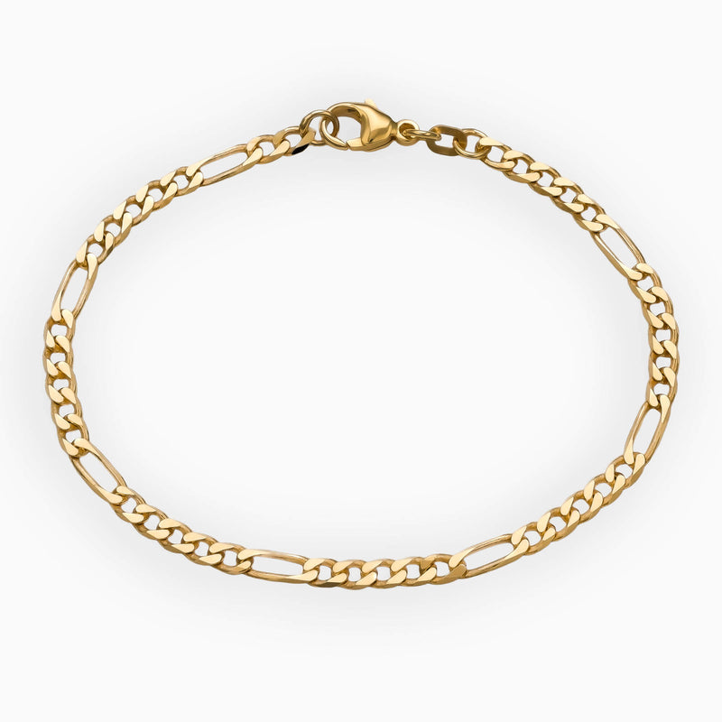 BRANSOLETKA FIGARO ZŁOTA BRANSOLETKA 3,50MM 585 ZŁOTO