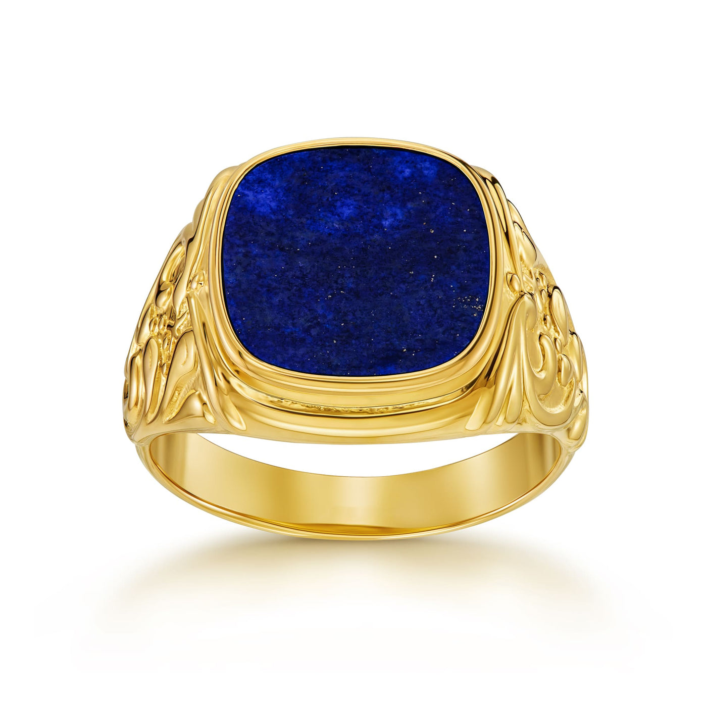 SYGNET SECESYJNY LAPIS 585, ZŁOTO 750