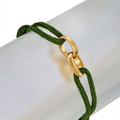 BRANSOLETKA GLORY OLIWKOWA BRANSOLETKA MATERIAŁOWA 585 ZŁOTA