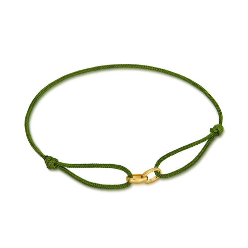 BRANSOLETKA GLORY OLIWKOWA BRANSOLETKA MATERIAŁOWA 585 ZŁOTA