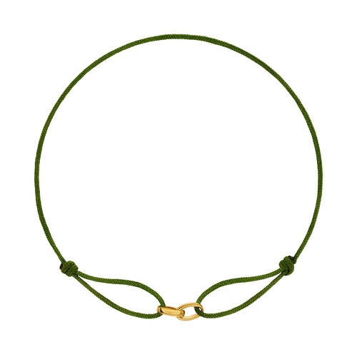 BRANSOLETKA GLORY OLIWKOWA BRANSOLETKA MATERIAŁOWA 585 ZŁOTA