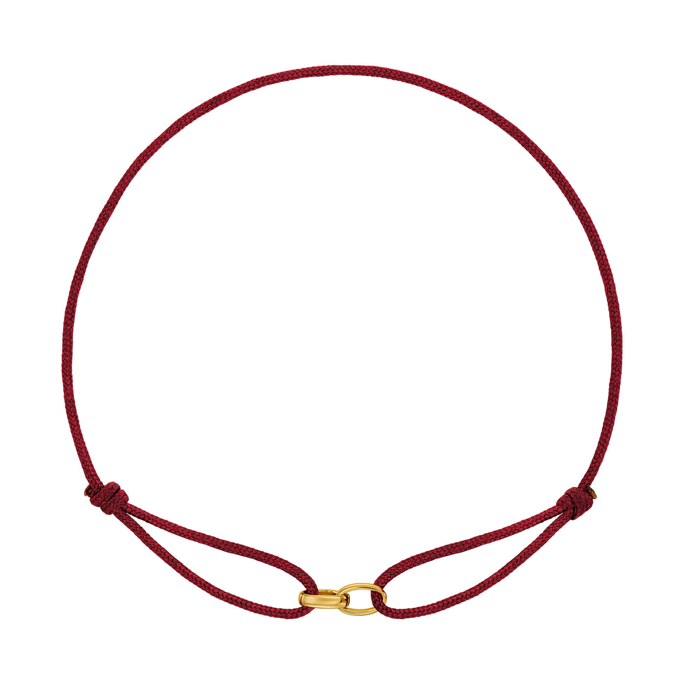 BRANSOLETKA GLORY BORDOWA BRANSOLETKA MATERIAŁOWA 585 ZŁOTA