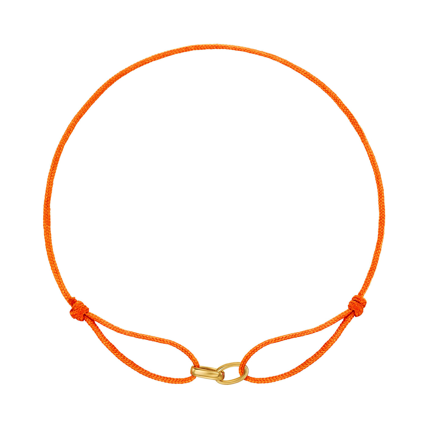 BRANSOLETKA GLORY POMARAŃCZOWA BRANSOLETKA MATERIAŁOWA 585 ZŁOTA
